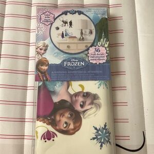 Disney Frozen Wall Stickers with Blue and Purple Accents